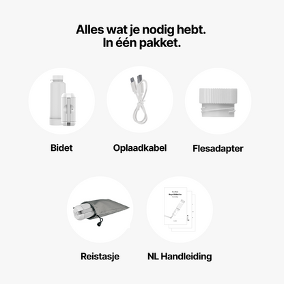 Royal Bidet Go - Elektrisch Reisbidet